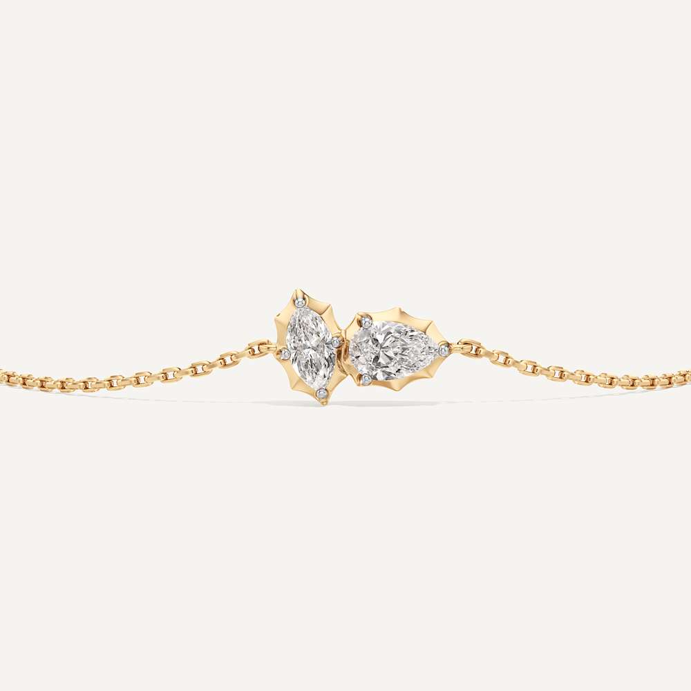 Dalton Marquise & Pear Duo Diamond