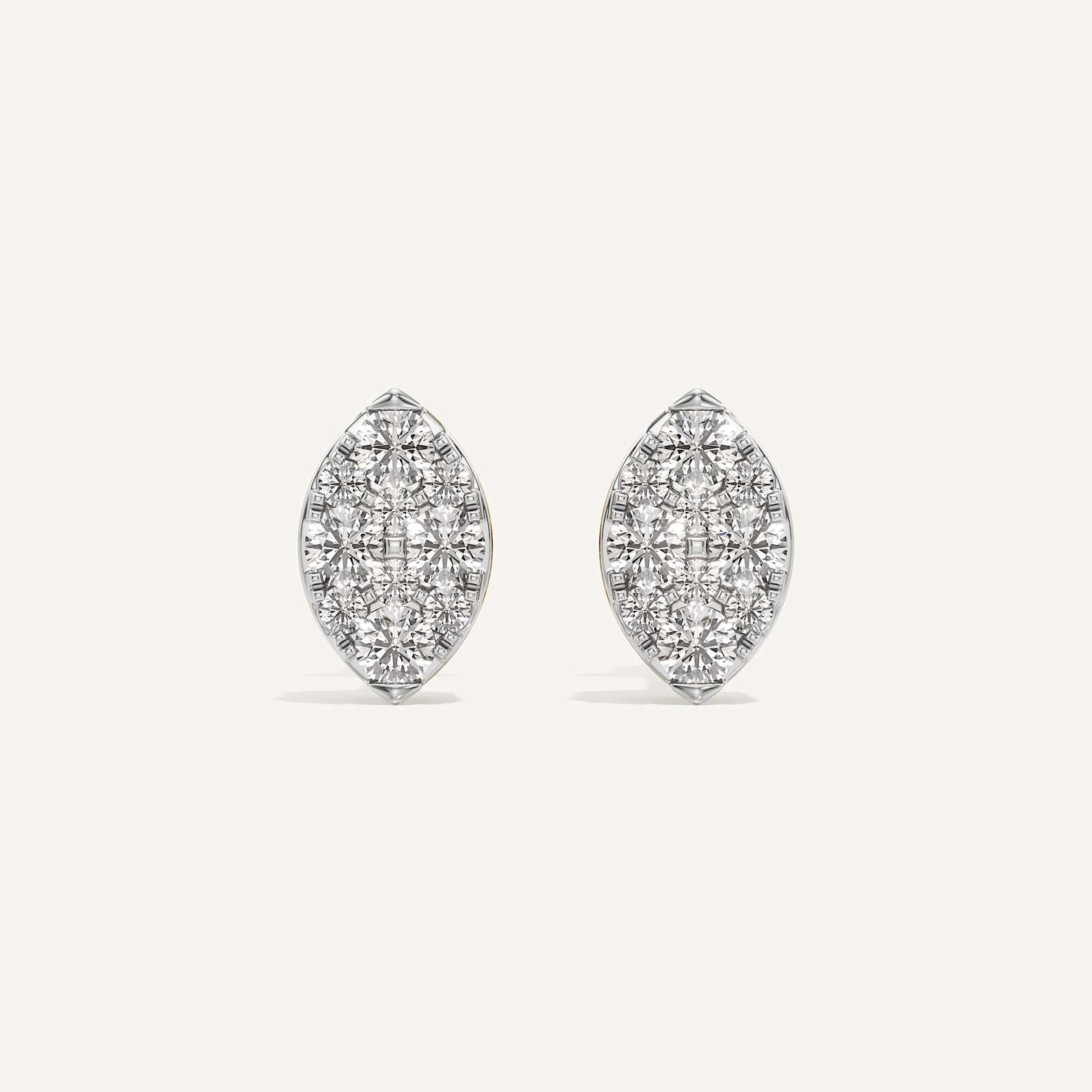 Watchful Eye Marquise Diamond Earrings