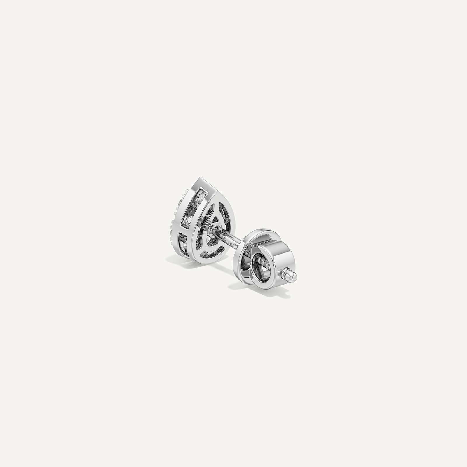 Bold Pear Diamond Earrings