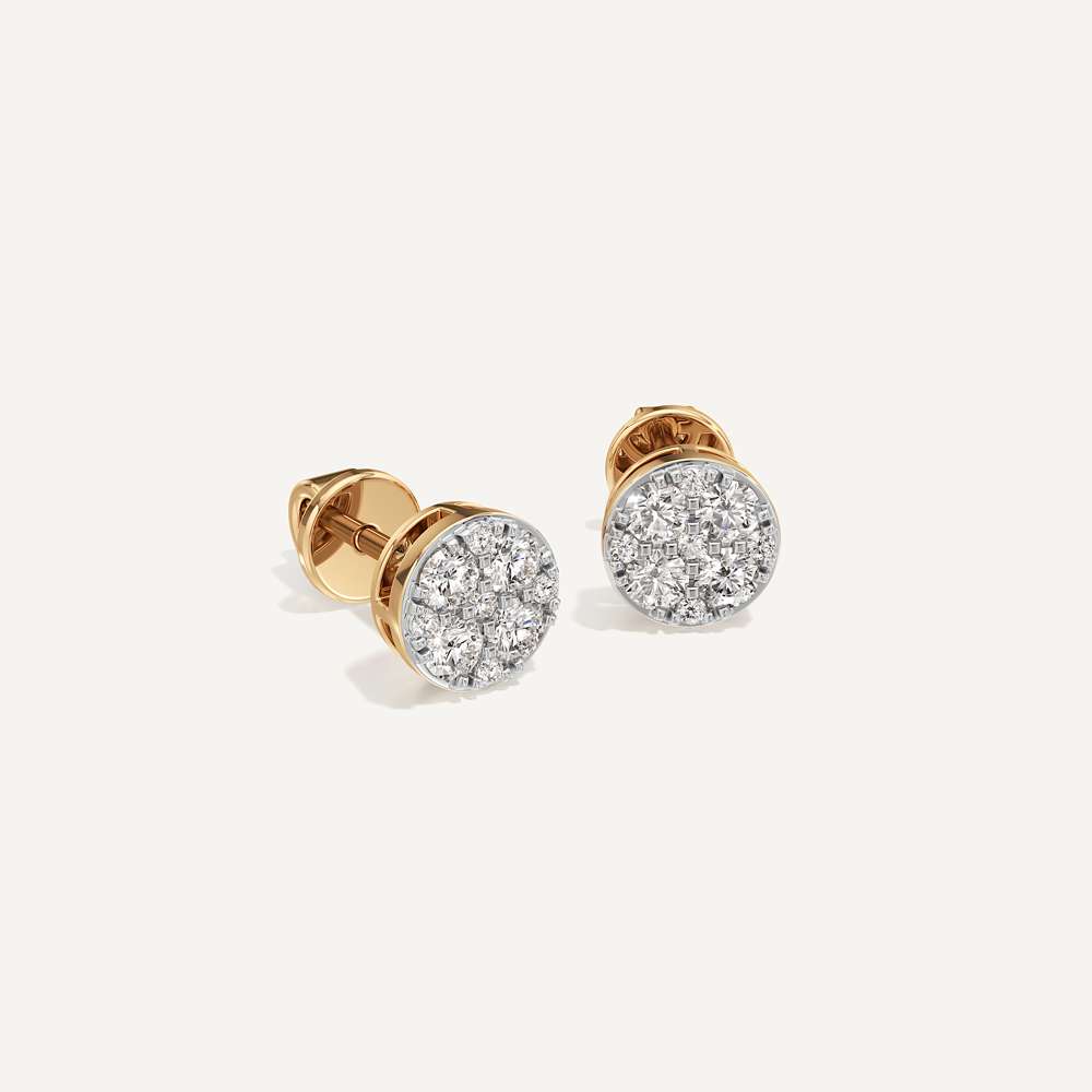 Classic Round Diamond Earring
