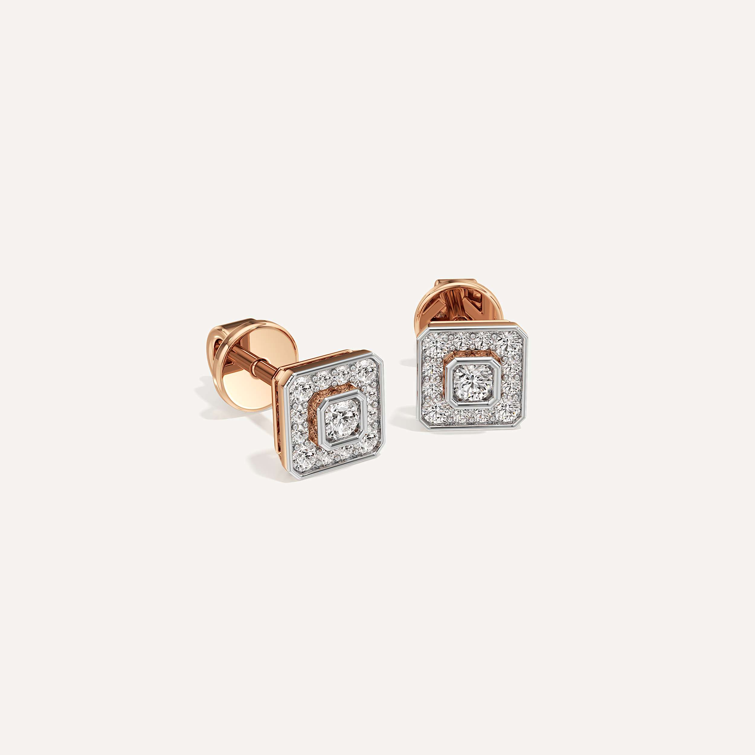 Everyday Luxury Asscher Diamond Earrings
