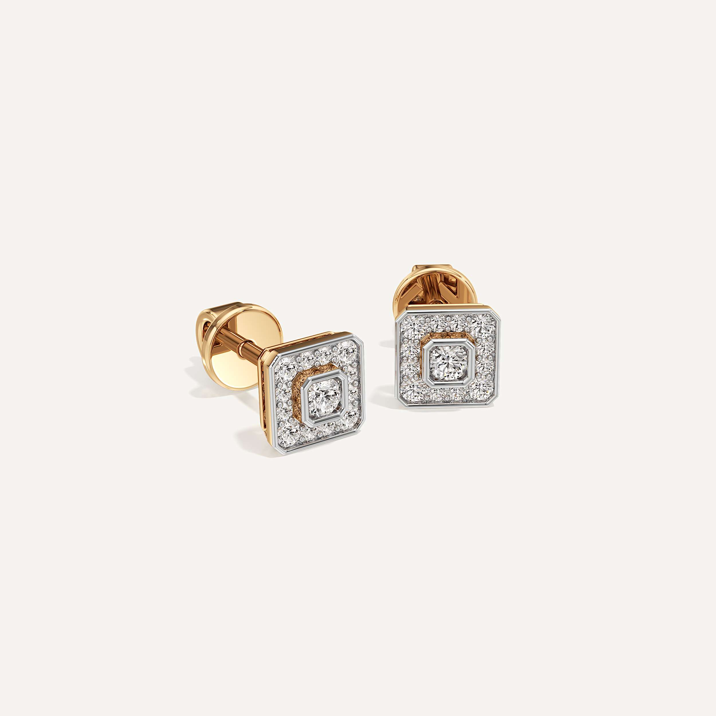 Everyday Luxury Asscher Diamond Earrings