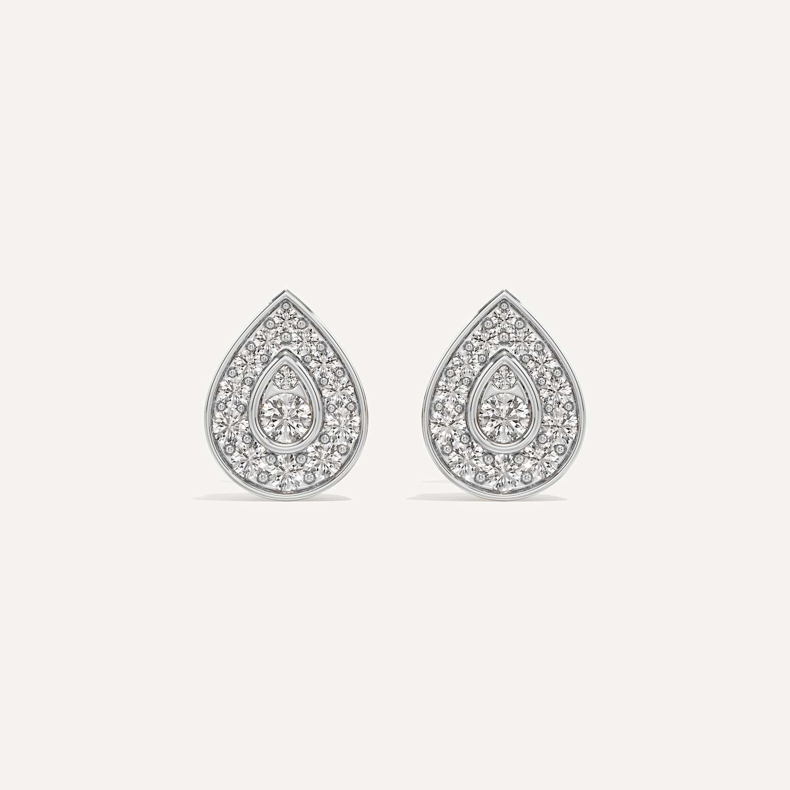 Always There Pear Diamond Earring