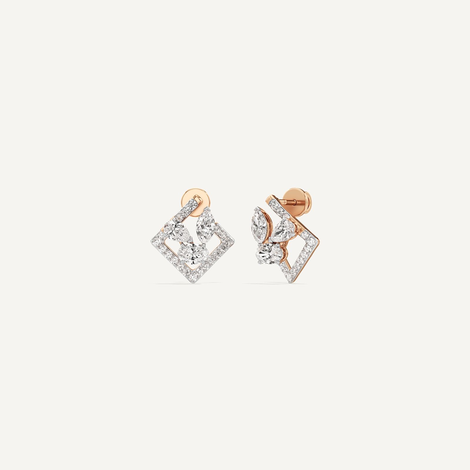 Marquise Pear & Oval Toi et Moi Diamond 