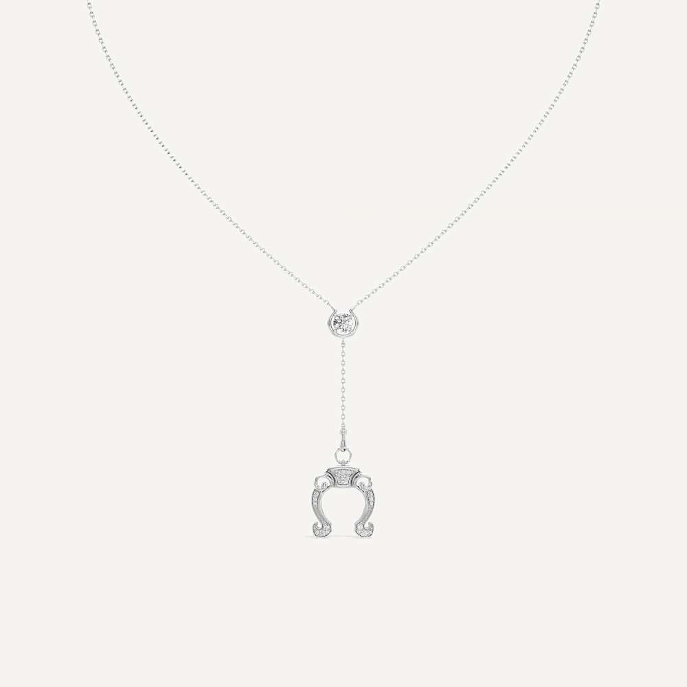 Polo Charm Horseshoe Necklace