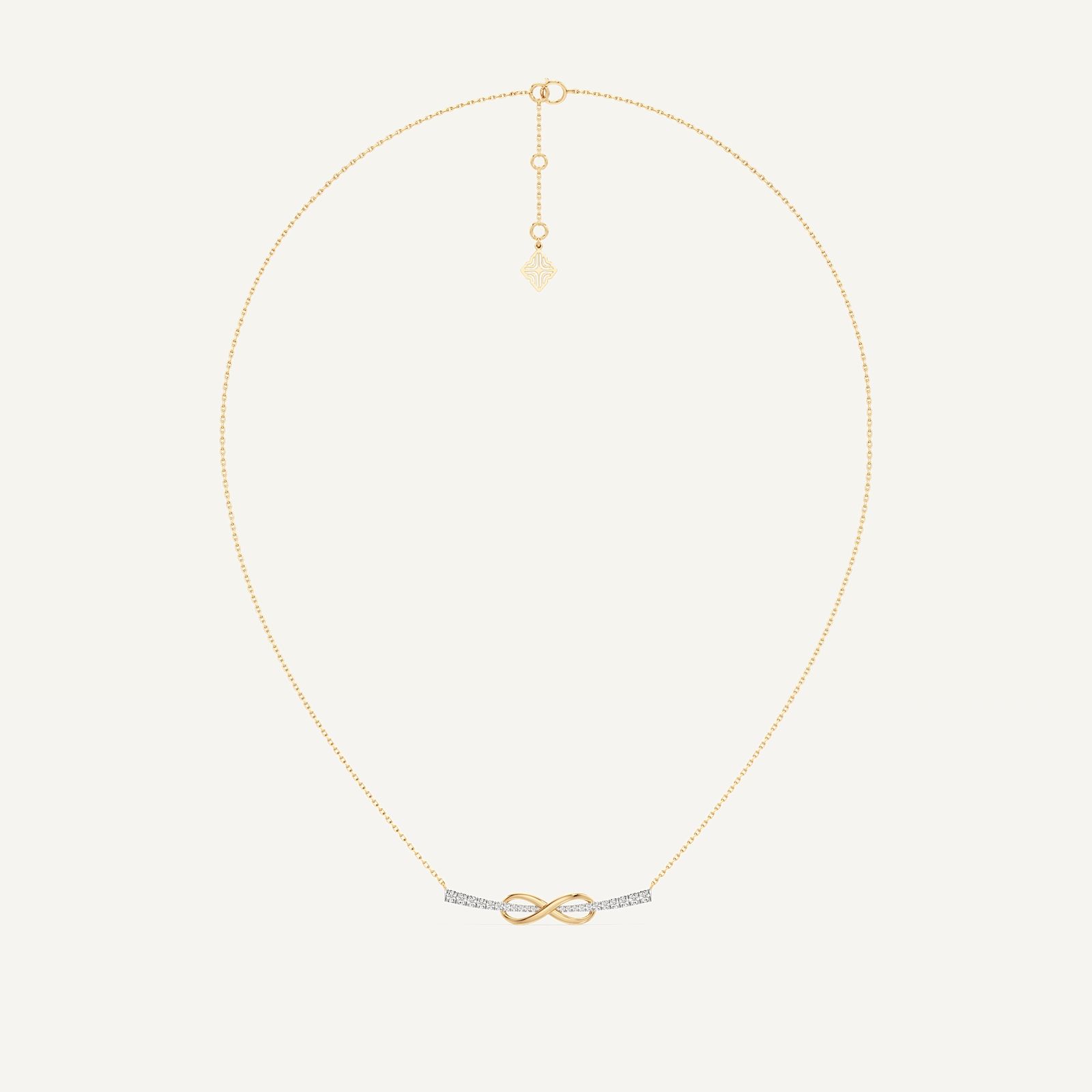 Infinity Link Round Diamond