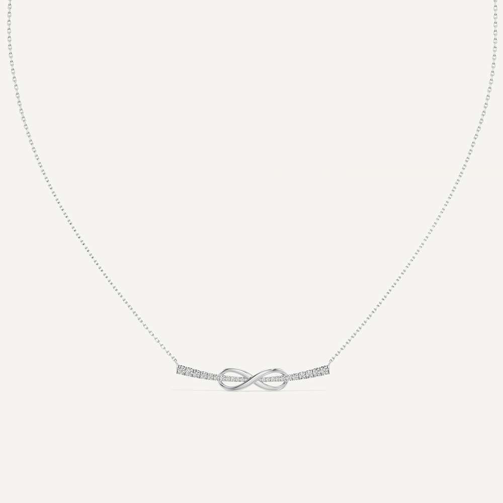 Infinity Link Round Diamond