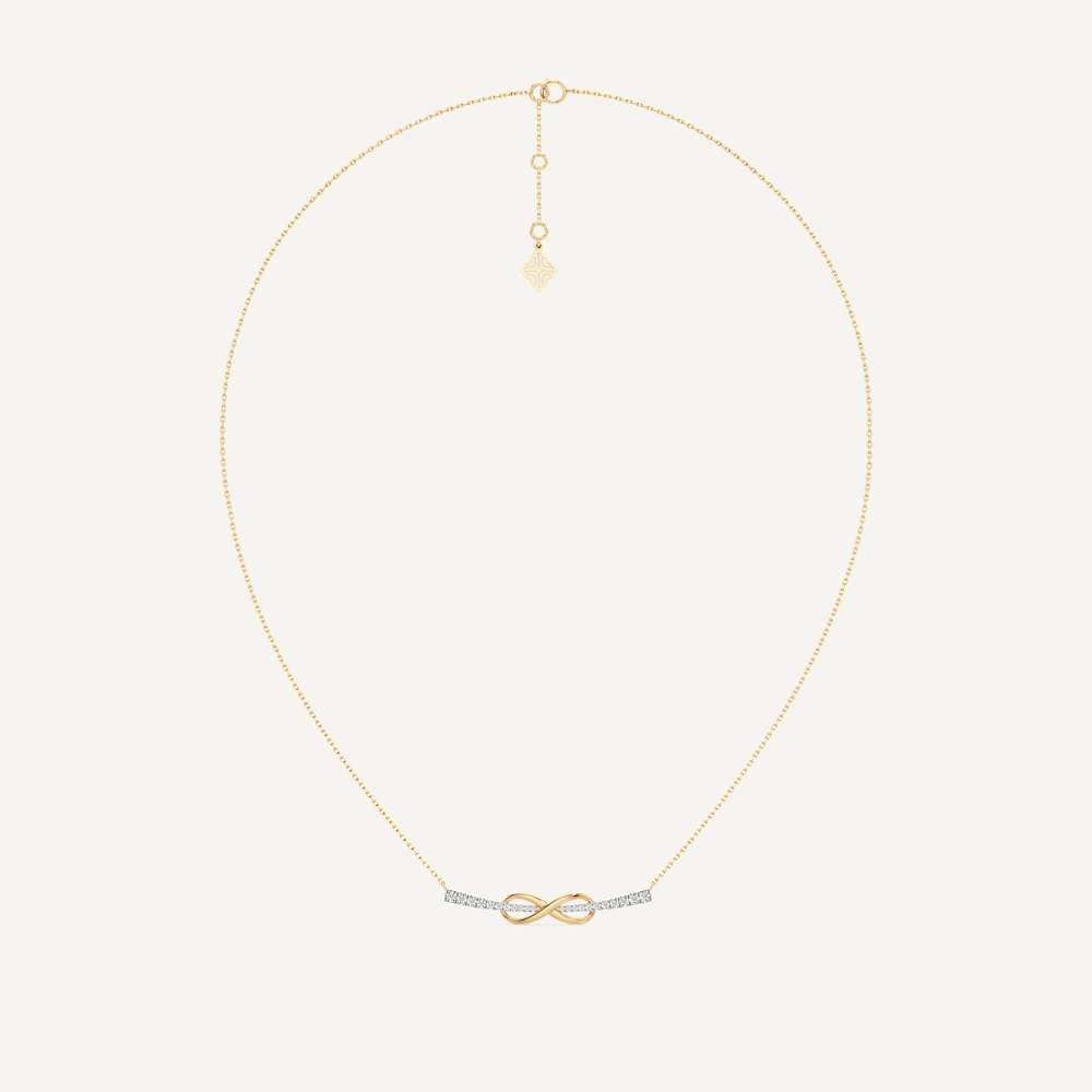 Infinity Link Round Diamond