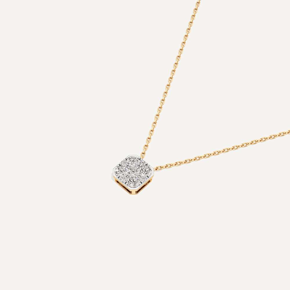 Whisper Asscher Diamond Pendant
