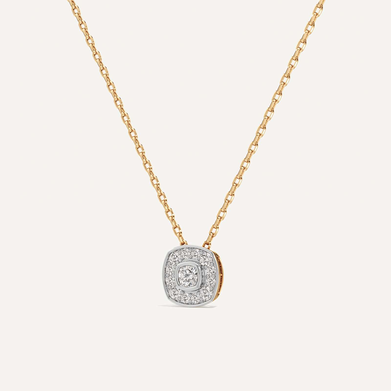 Tira Cusion Diamond Pendant