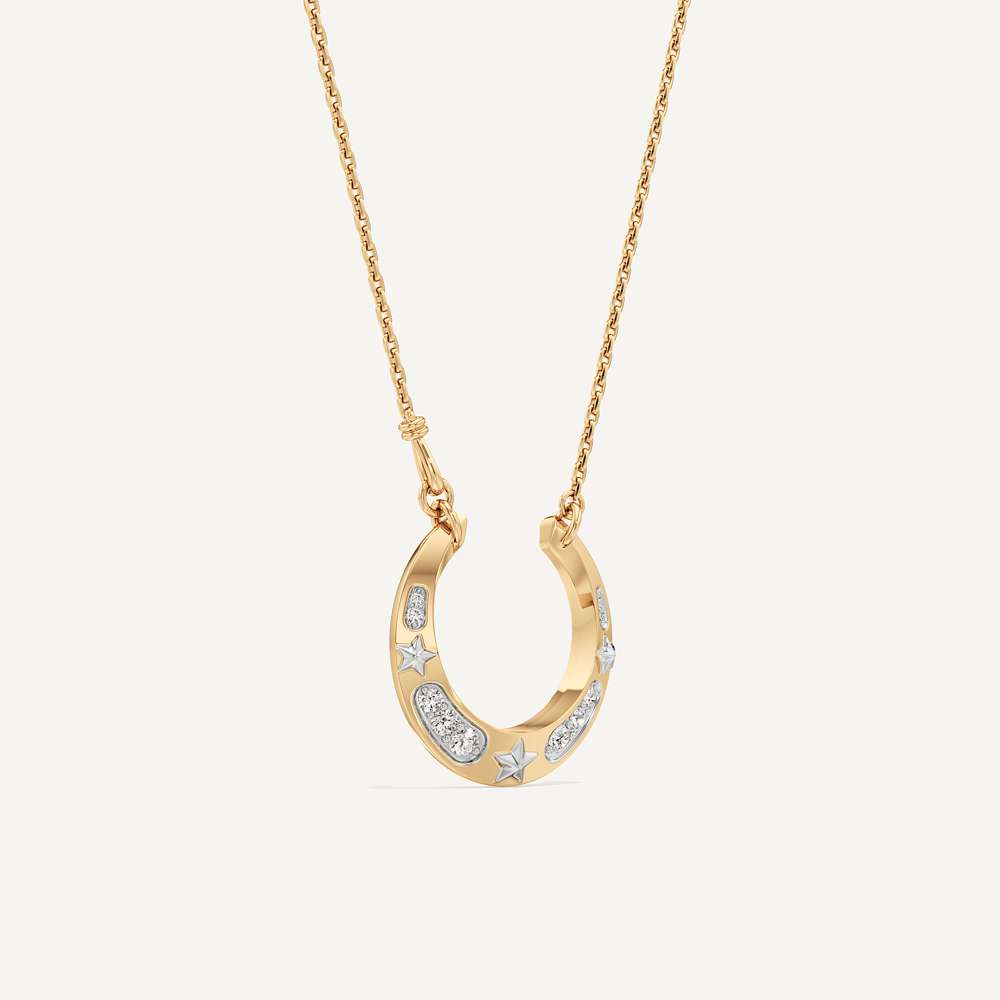 Symbolic Arc Horseshoe Pendant