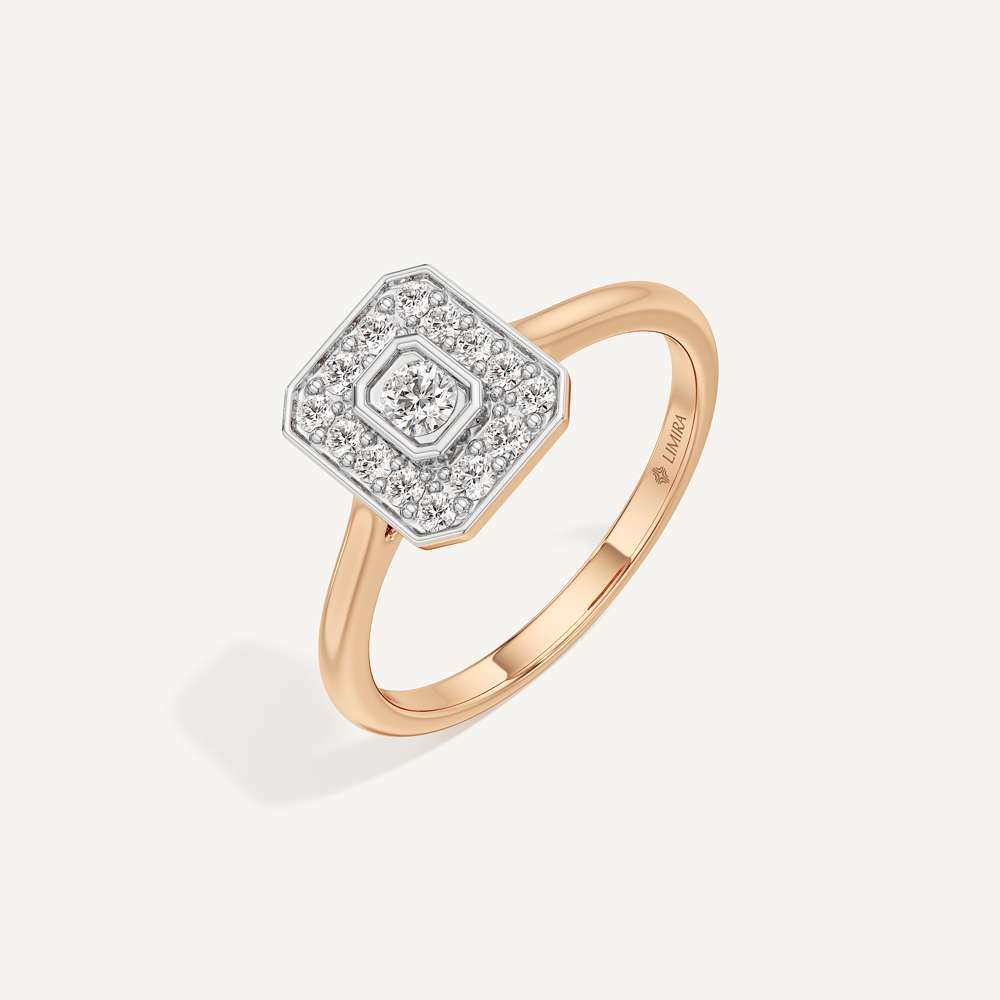 Smooth Fit Emerald Diamond Ring