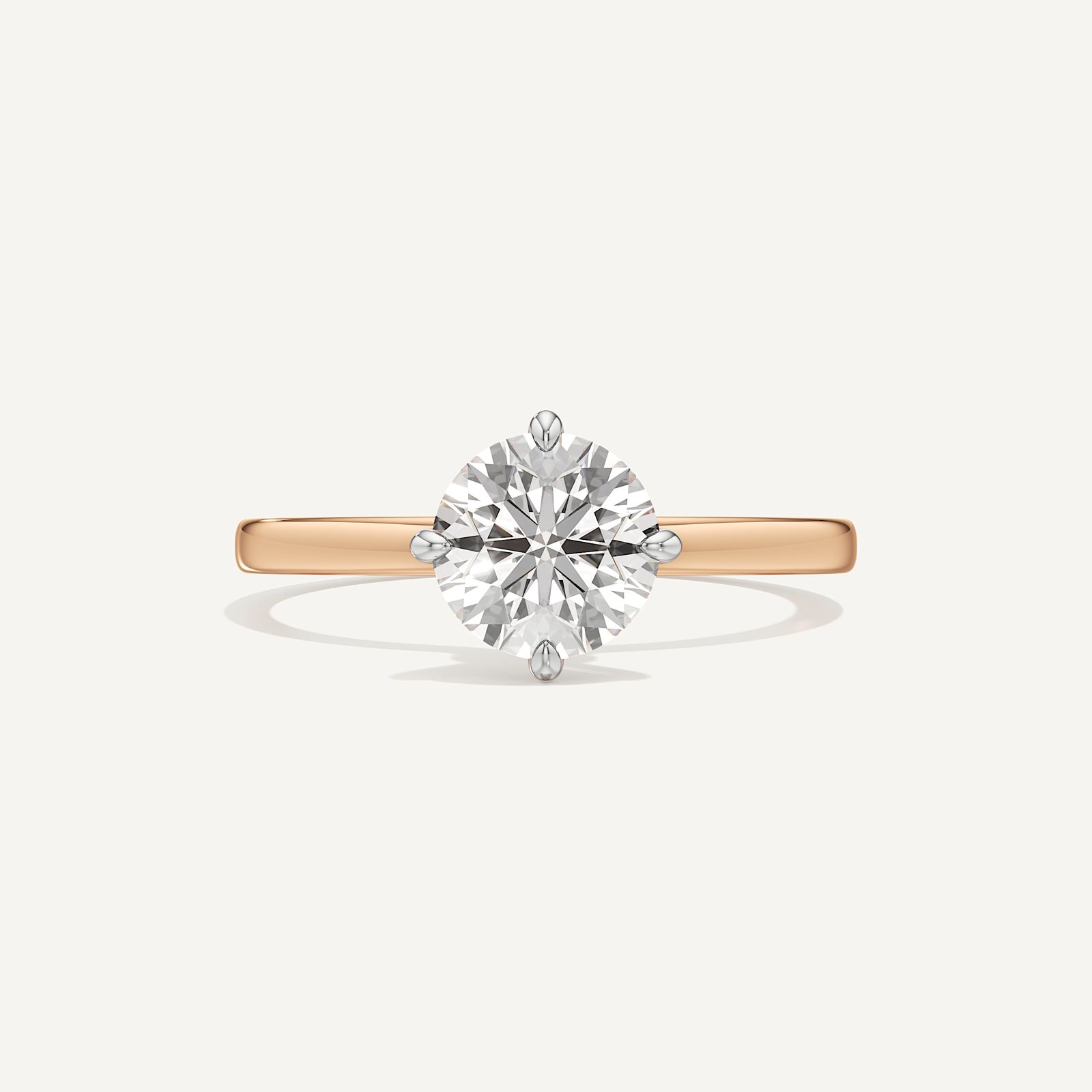 Aurelia Minimalist Round Solitaire