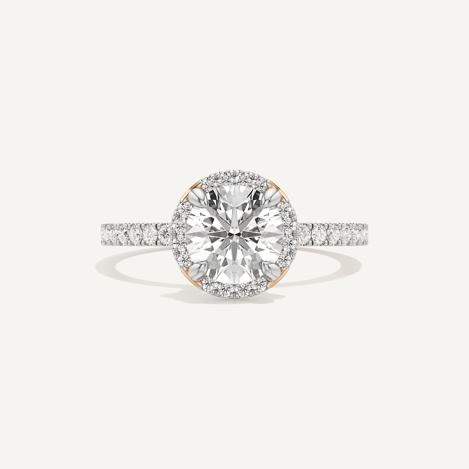 Brio Solitaire Round Diamond