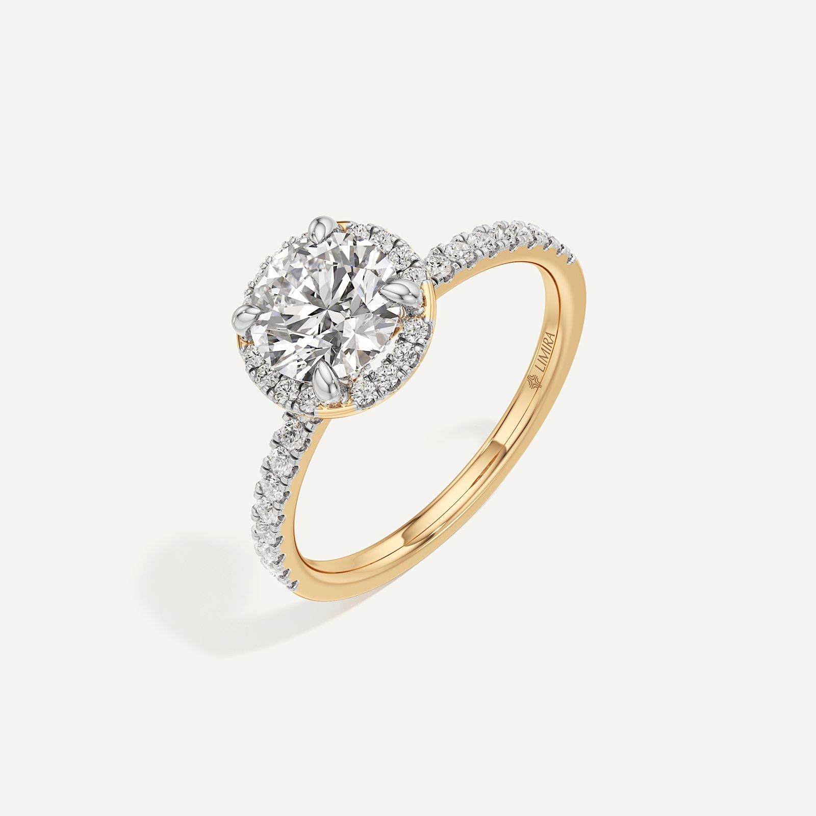 Brio Solitaire Round Diamond
