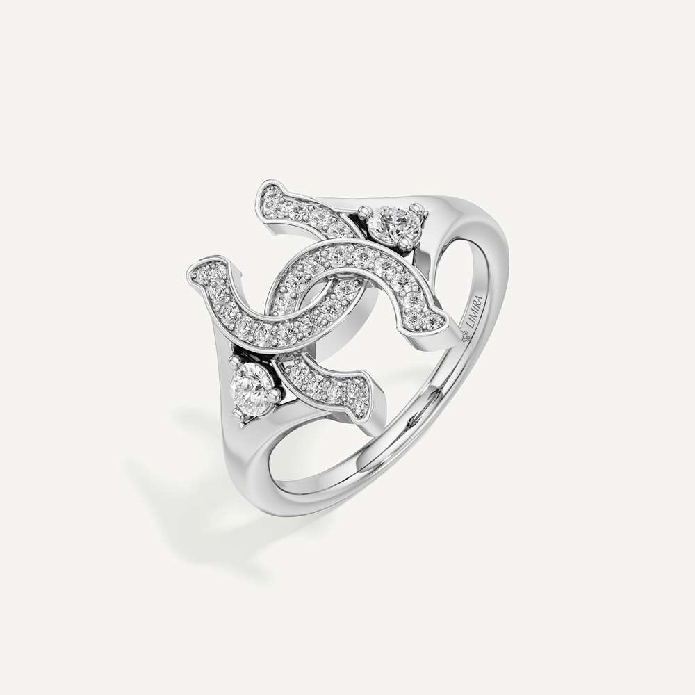 Maison Double Arc Horseshoe Ring