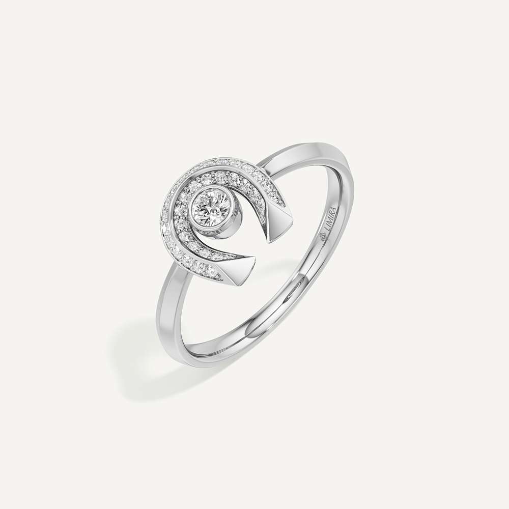 Meridian Loop Horseshoe Ring
