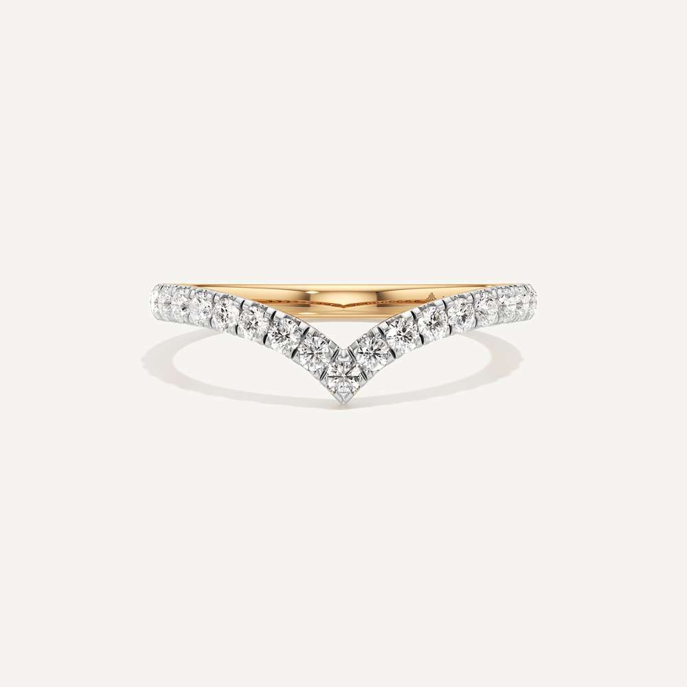 V-Crest Round Diamond