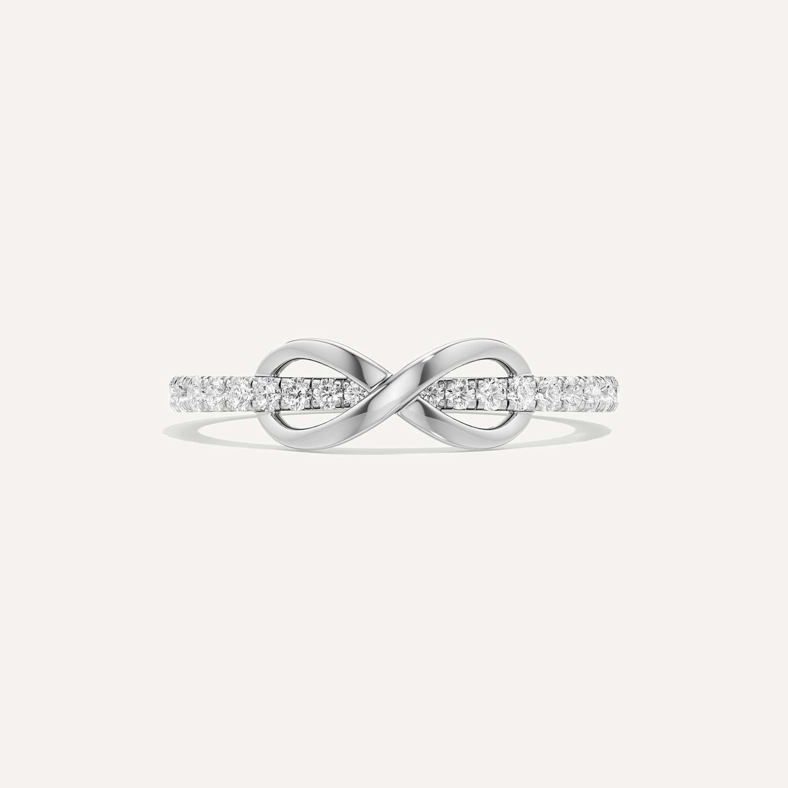 Infinity Whisper Diamond Ring