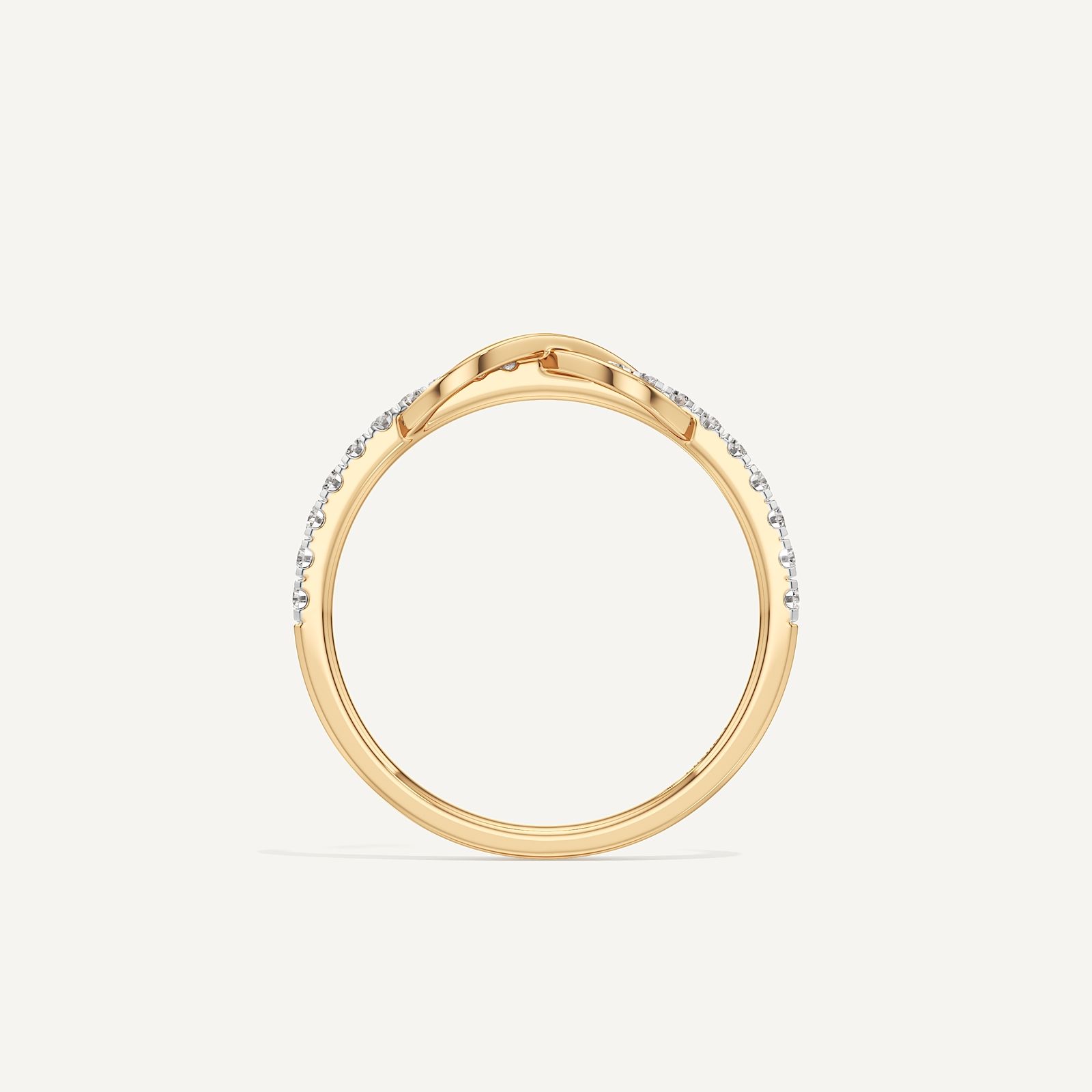 Infinity Whisper Diamond Ring