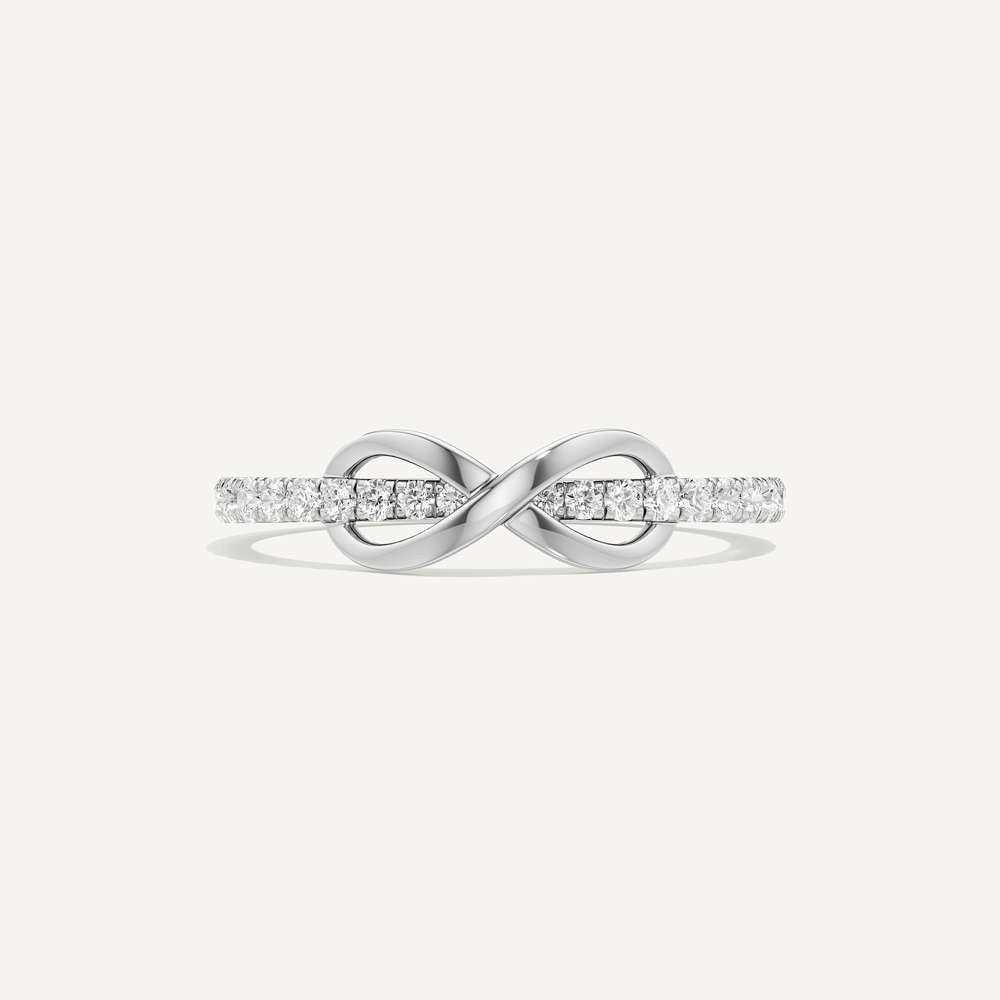 Infinity Whisper Diamond Ring