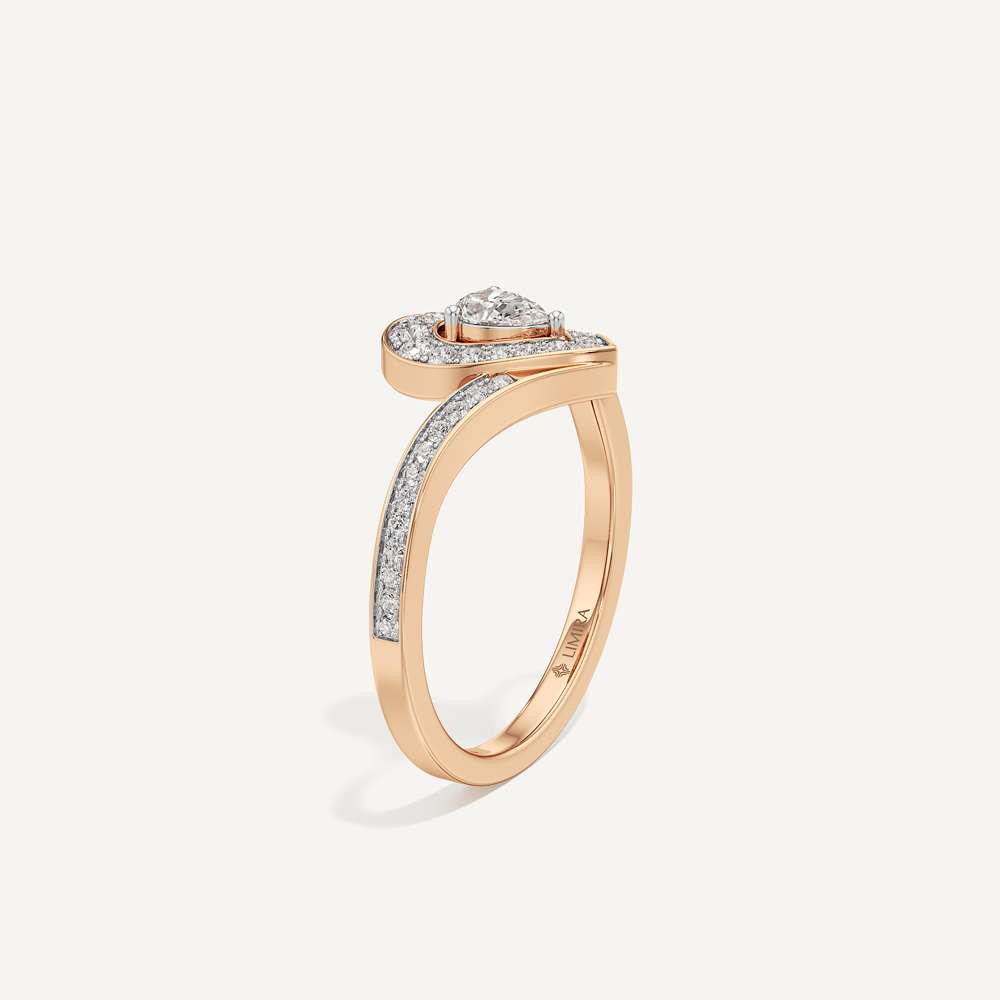 Bianca Pear Halo Diamond