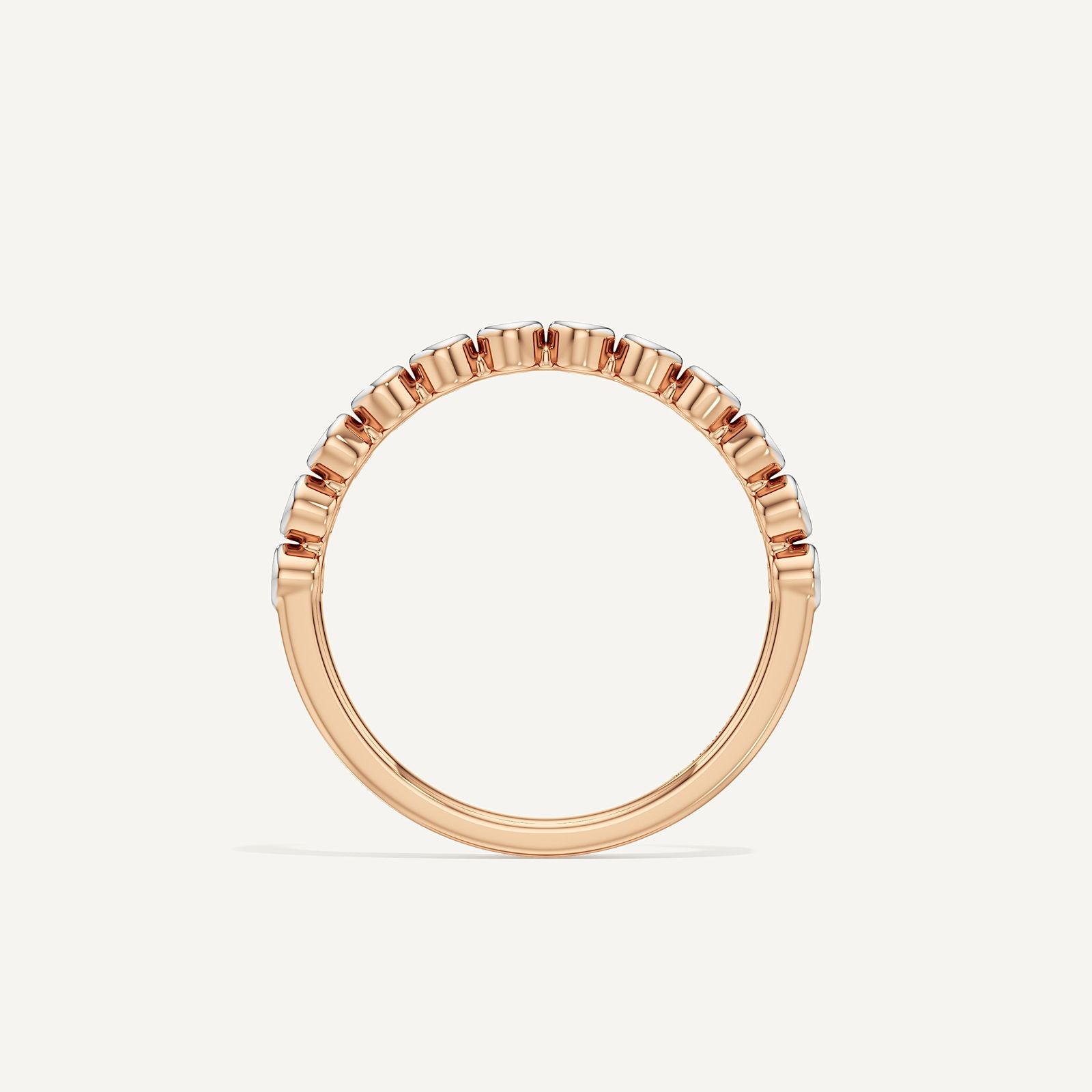 Eterna Bezel Diamond Band
