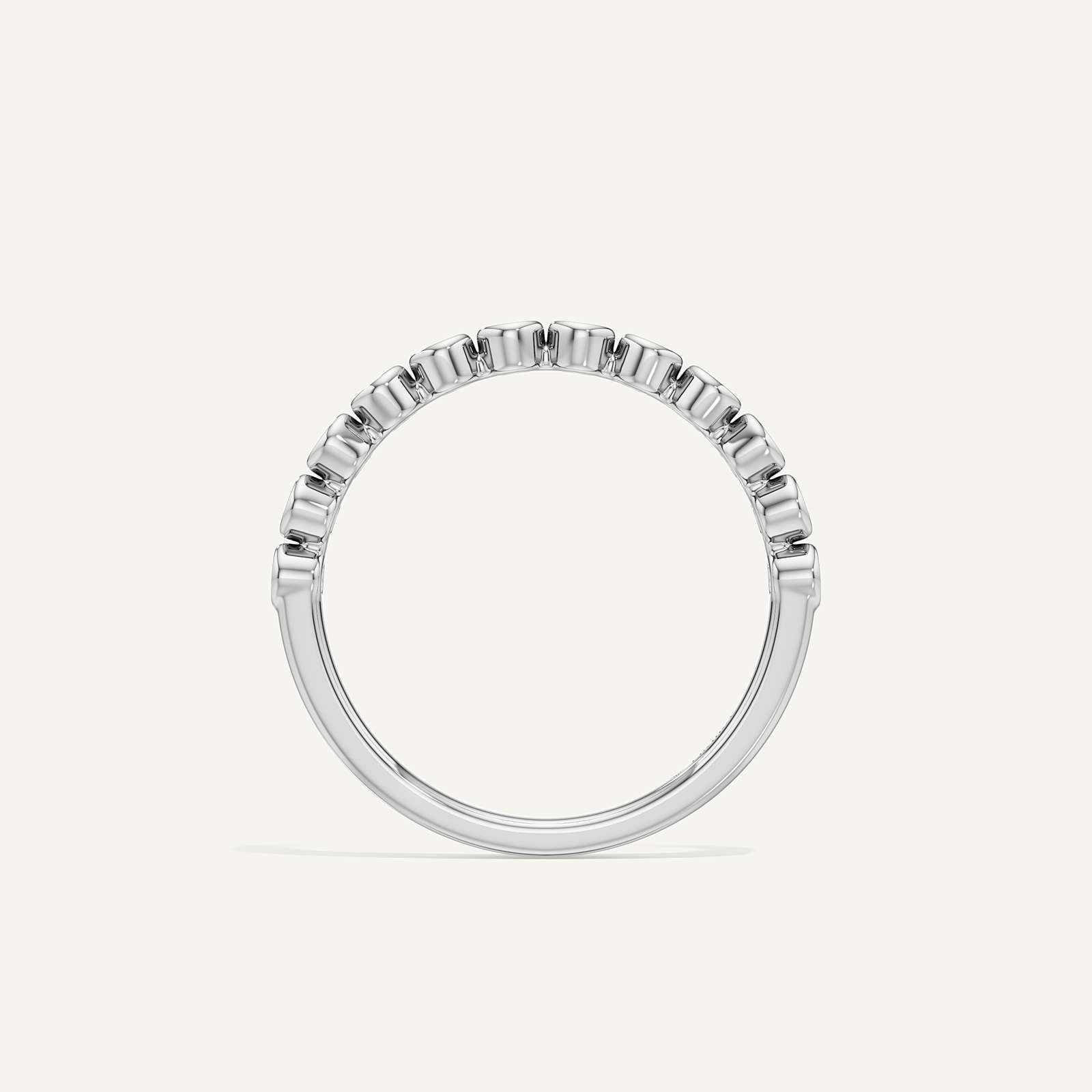 Eterna Bezel Diamond Band